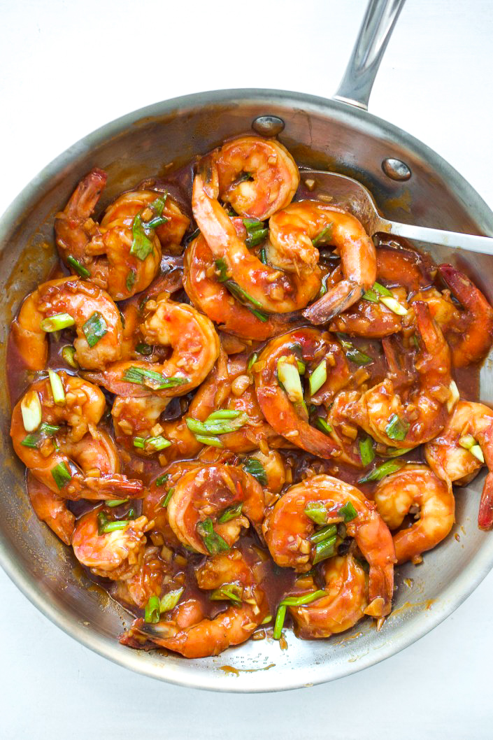 Spicy Ginger & Garlic Shrimp Every Last Bite