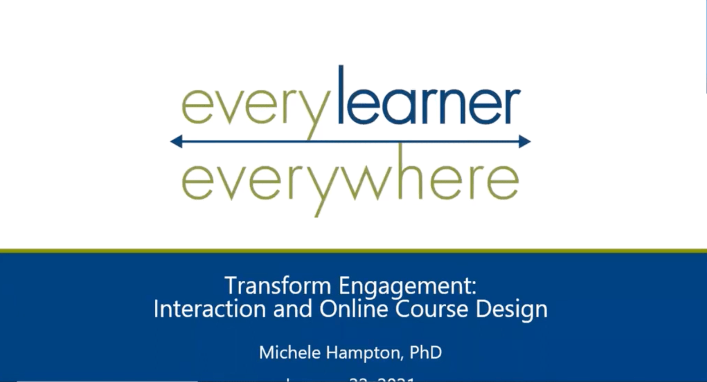 Transform Engagement Interaction and Online Course Design Every