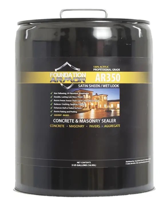 How I reseal stamped concrete Also what NOT to do before resealing