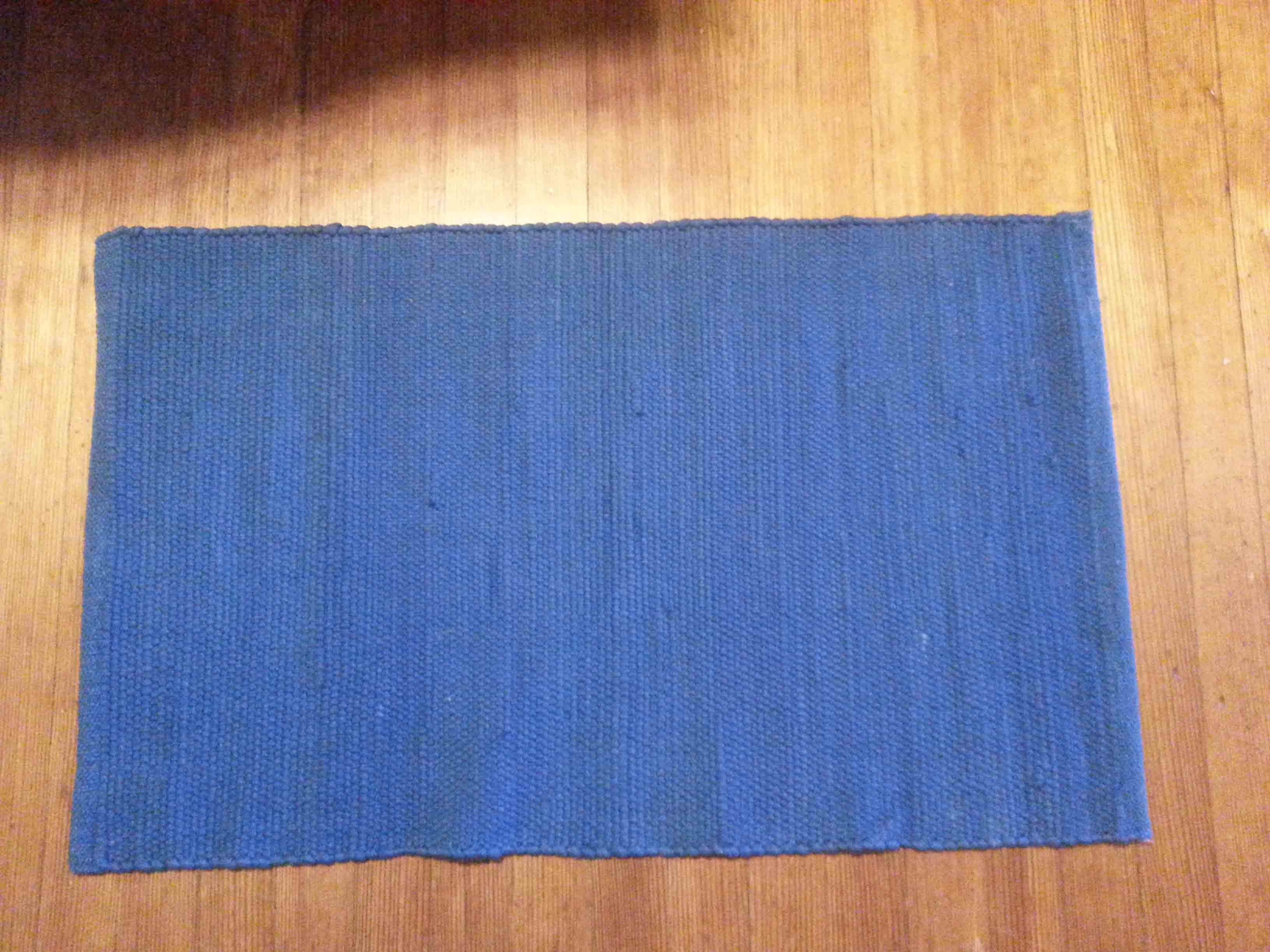 Basic Woven Rag RugRoyal Blue