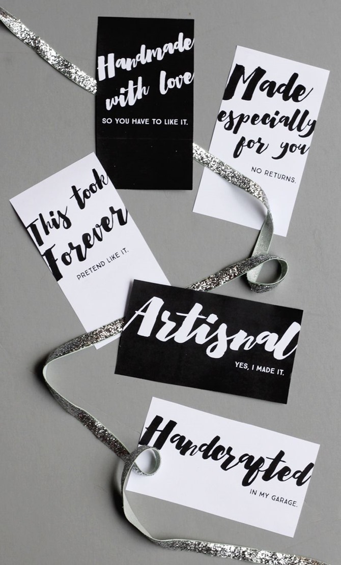 15 Free Printable Handmade Gift Tags