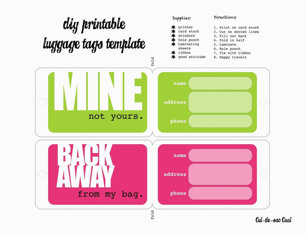 30 Round Adhesive Label Template Polaroid