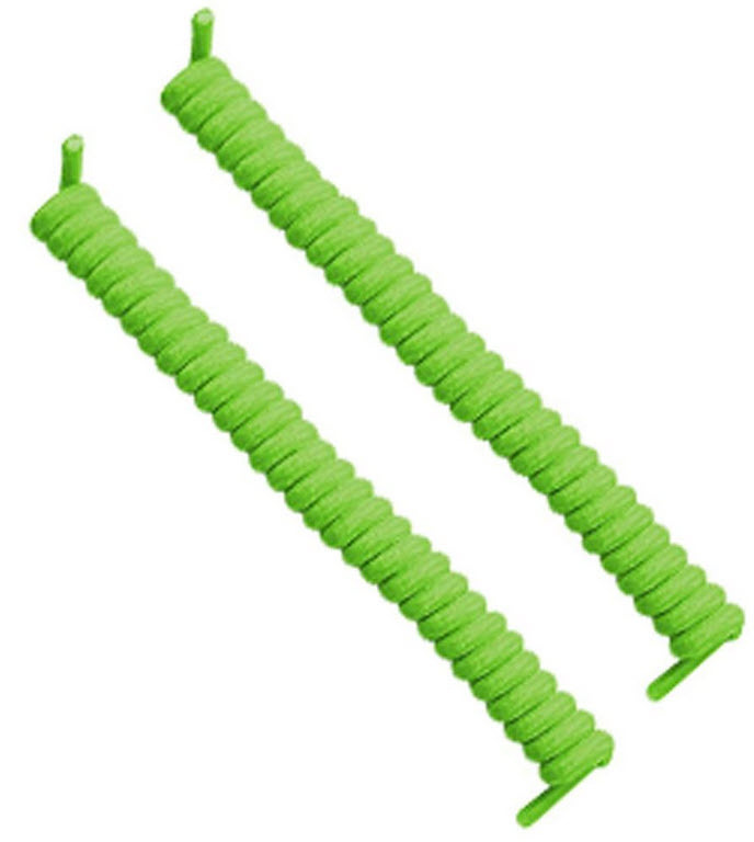 Curly Shoelaces GREEN