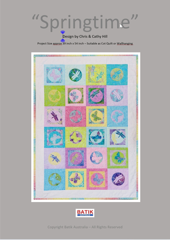 Springtime Baby Cot Quilt Pattern