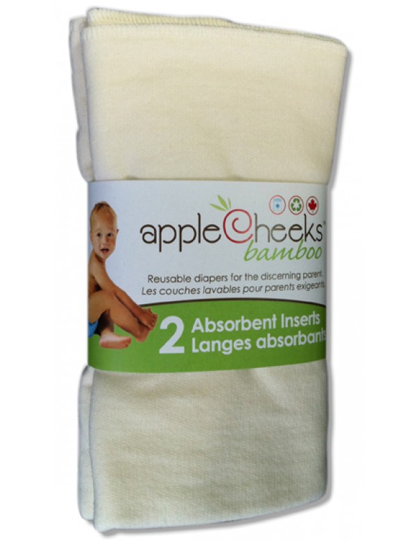 Apple Cheeks Cloth Diaper Inserts 2 Layer 2 Pack Everything For Babies