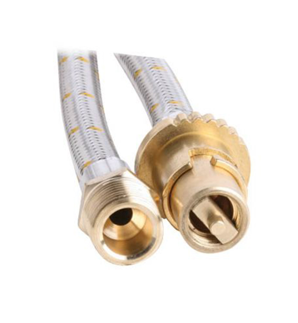 GHB1000 GHB1010 Gas Hose S/S 10mm x 3/8" SAE FF x Male