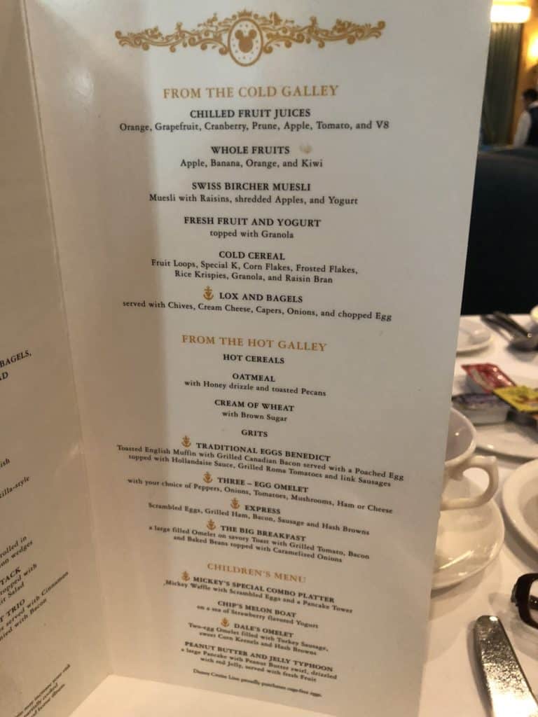 Disney Wonder Restaurants Review and Menu EverythingMouse Guide To Disney