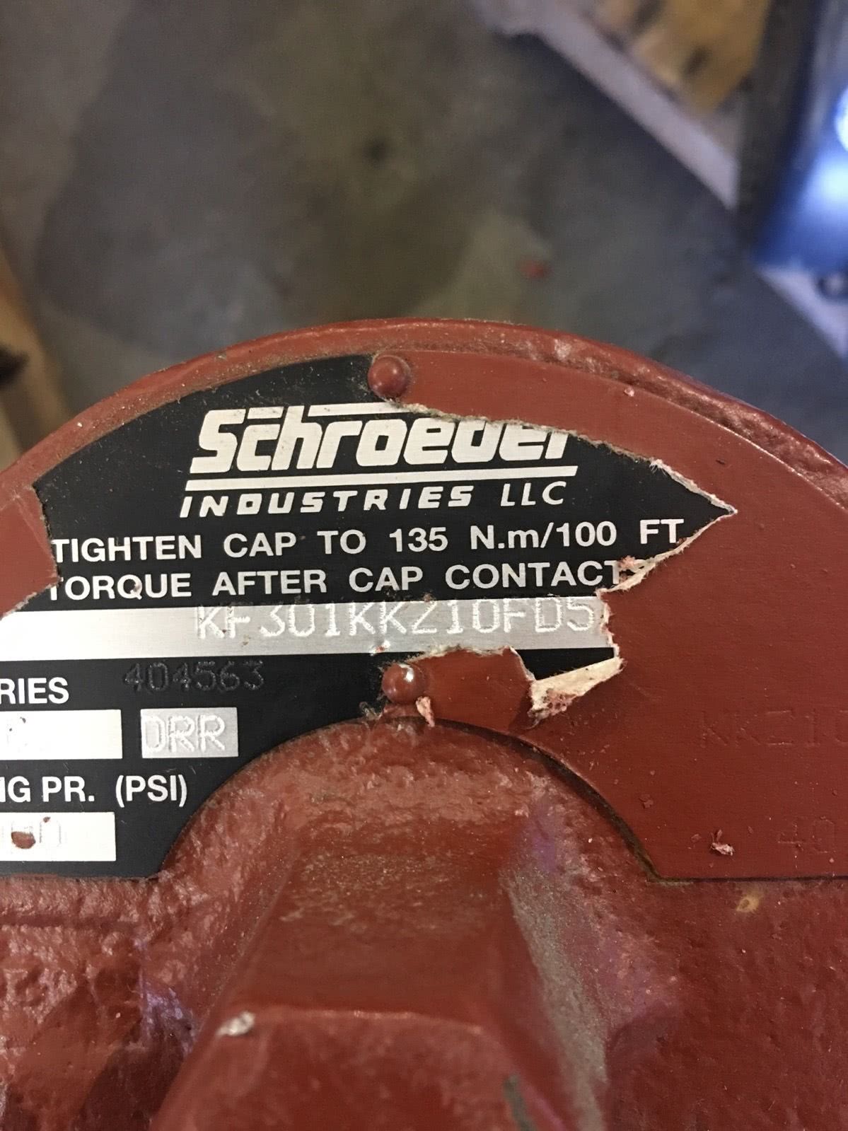 SCHROEDER INDUSTRIES KF301KKZ10FD5 PRESSURE FILTER, (NP7)