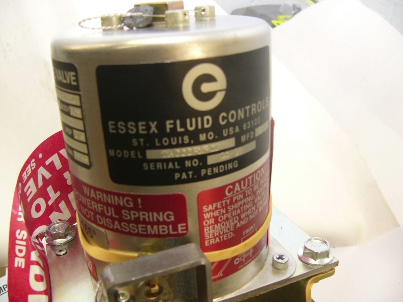 ESSEX TA0003X3CF THERMAL SHUTOFF VALVE WITH ACTUATOR (B60)