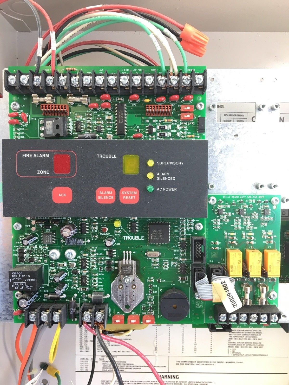 SIMPLEX 4004-9101 FIRE ALARM CONTROL PANEL with KEY 841-992