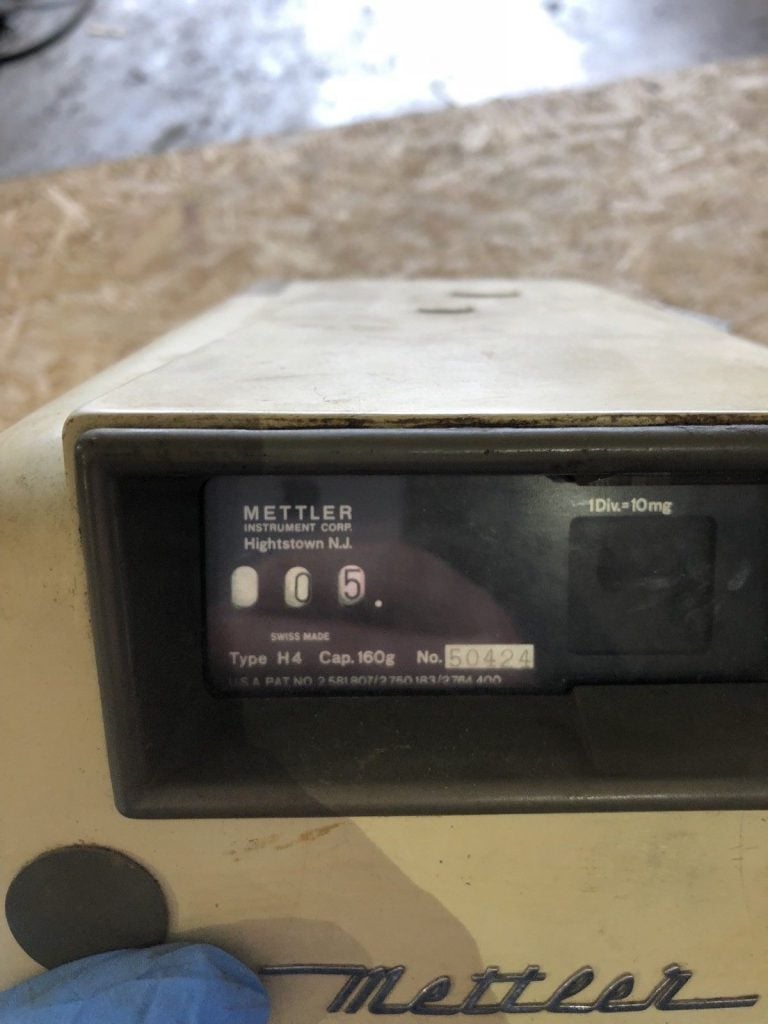 METTLER TOLEDO H4 ANALYTICAL BALANCE SCALE CAP. 160G