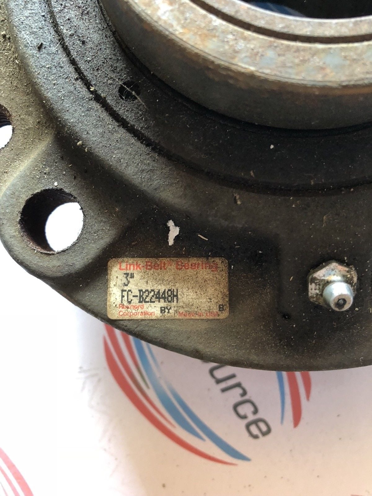 LinkBelt FcB22448H 3" Spherical Roller Bearing Piloted Flange Unit, 4