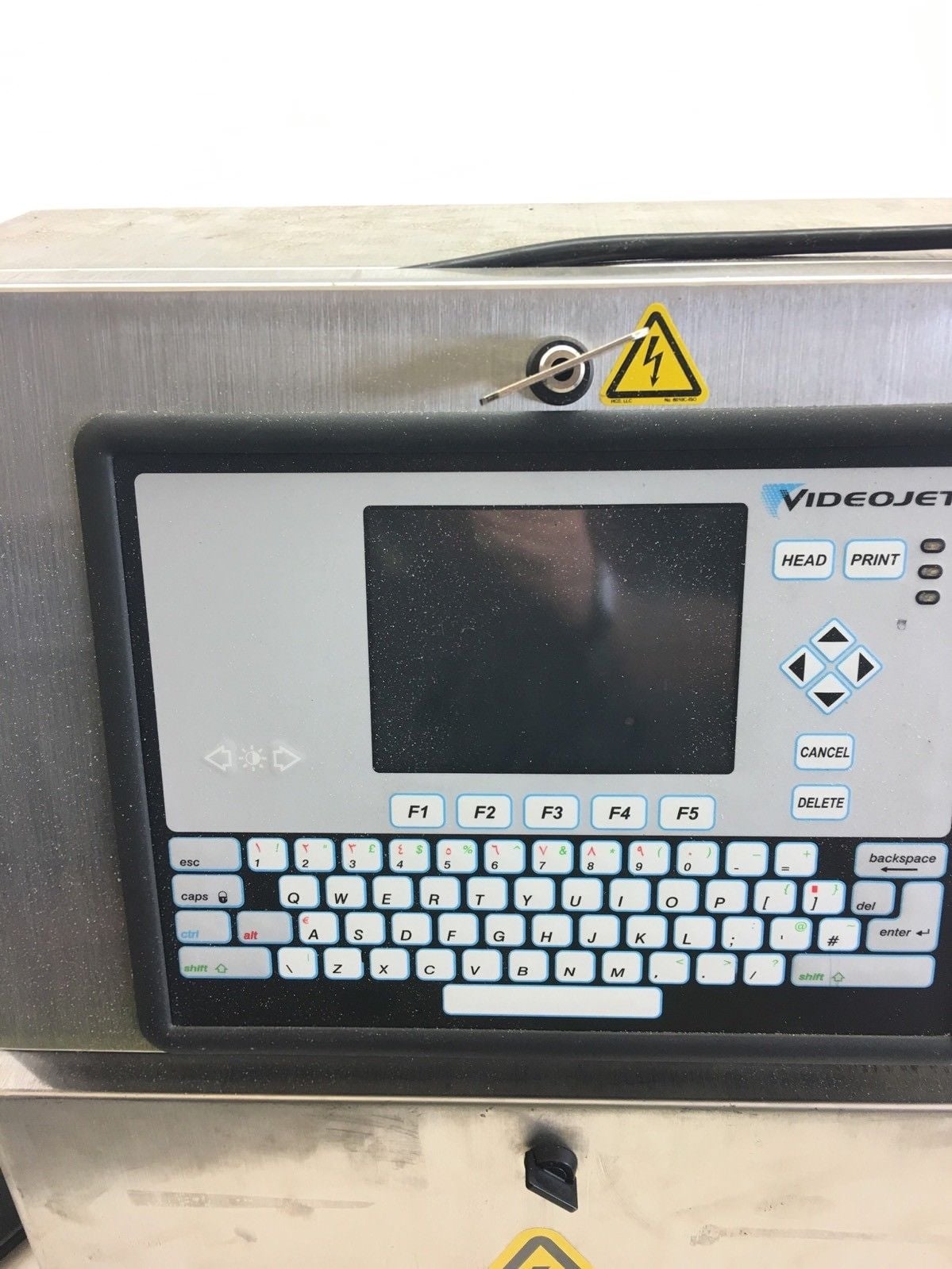 VIDEOJET 1310 SMALL CHARACTER INK JET PRINTER 37860001, WORKING, WARRANTY