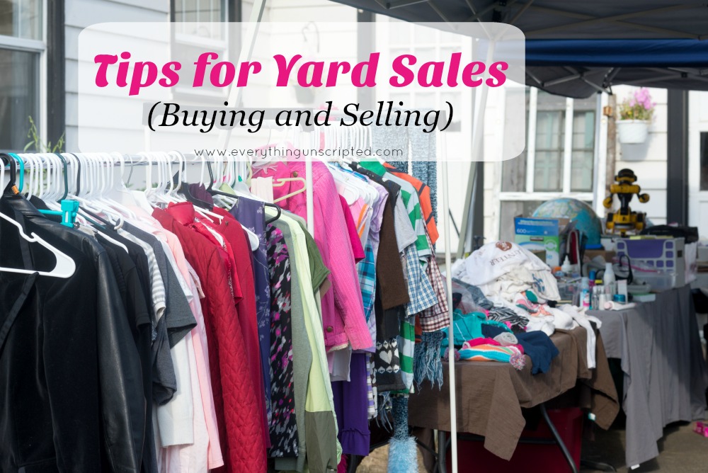 Tips for Yardsales (Buying and Selling)