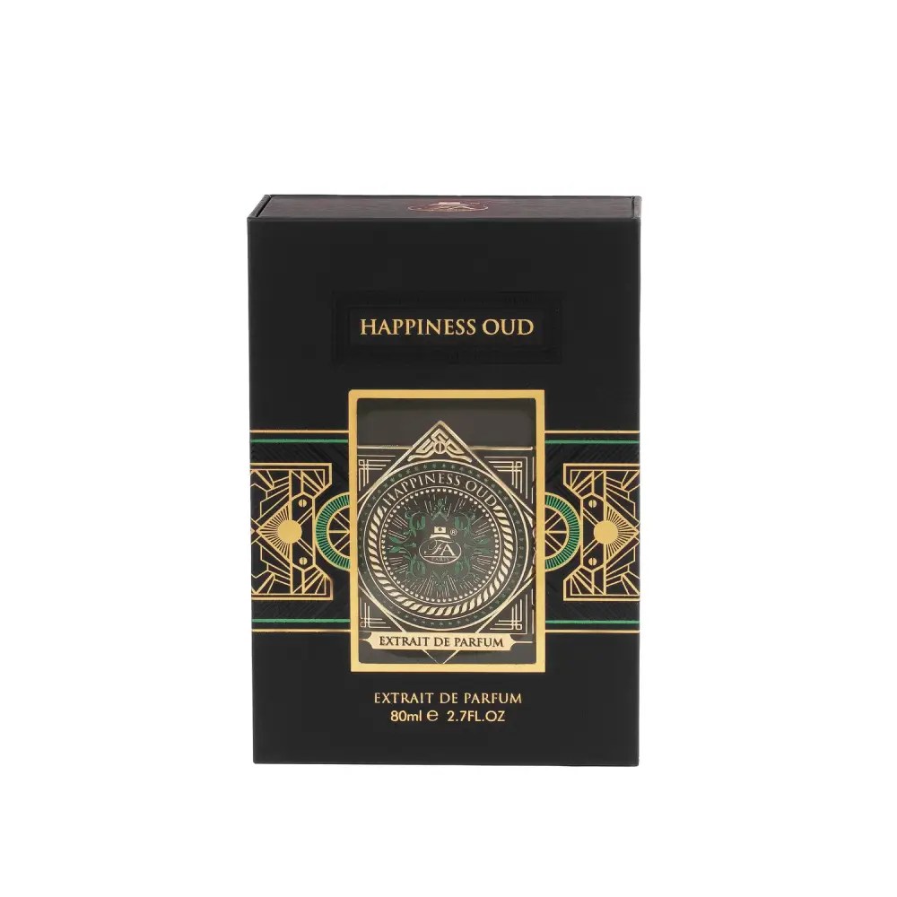 Fragrance World Happiness Oud Extrait De Parfum 80ml בושם יוניסקס