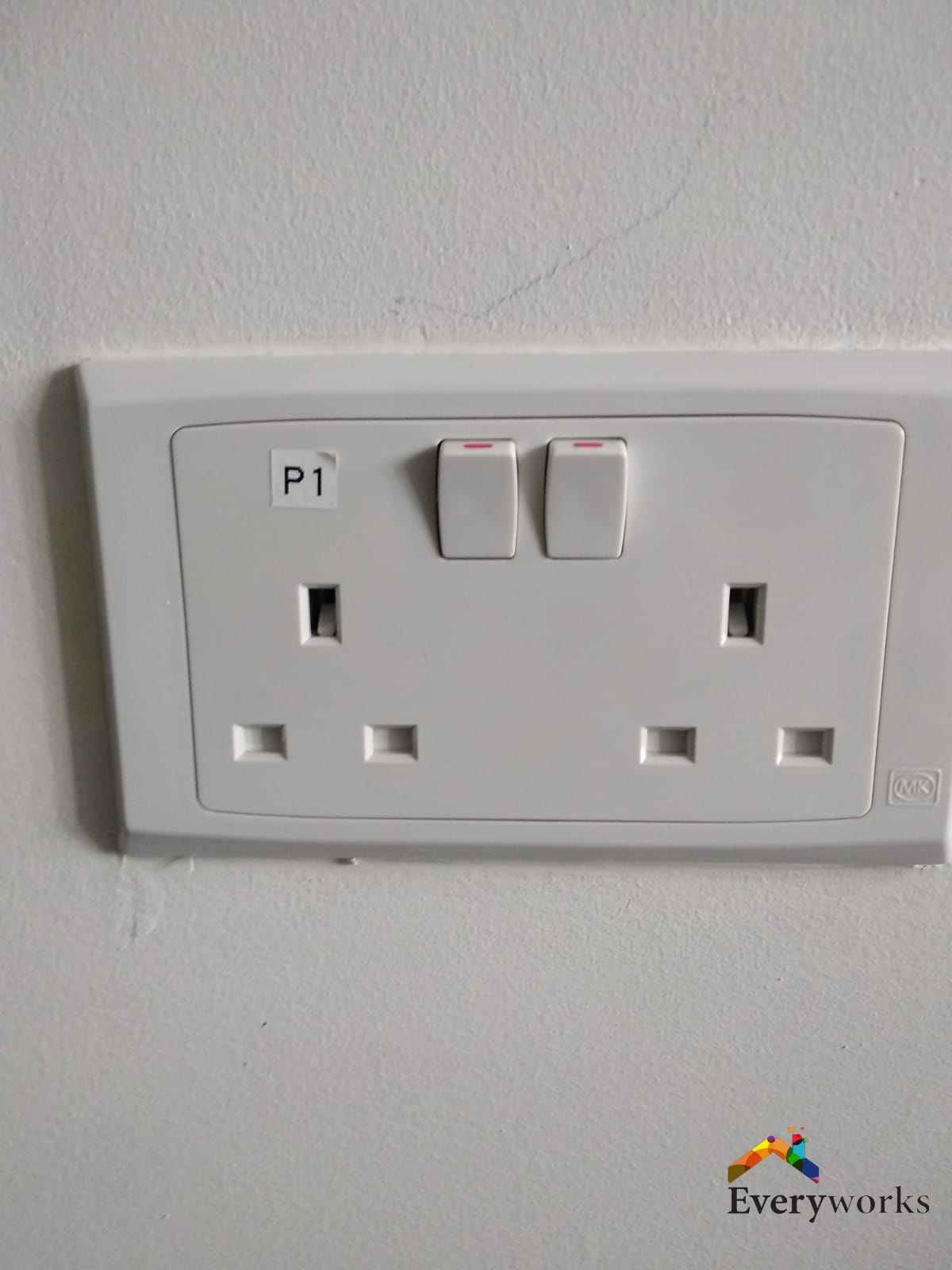 Replace Single & Double Gang Power Socket Electrician Singapore Condo