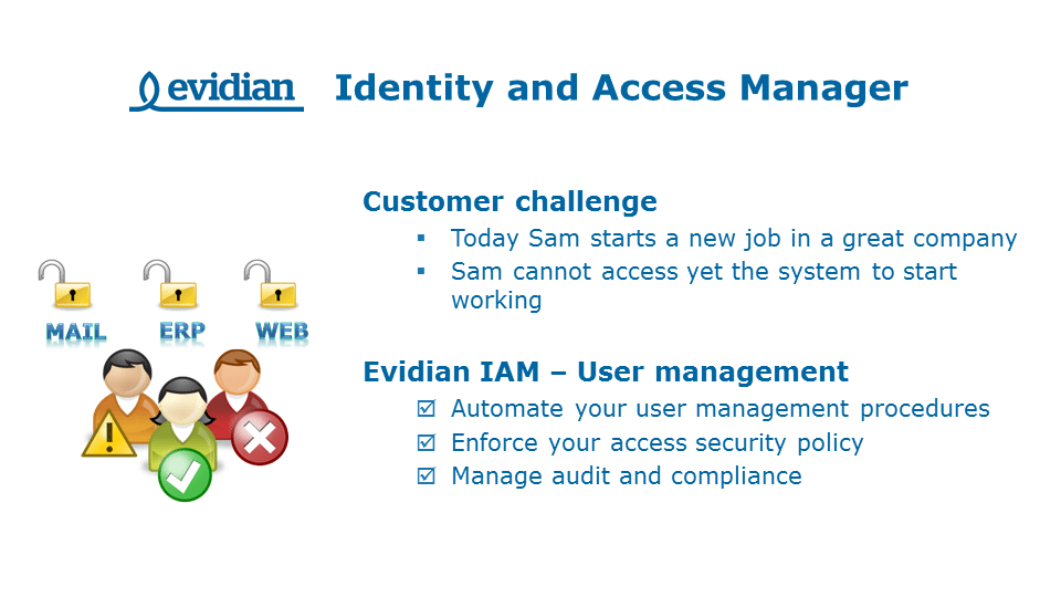 Evidian Identity and Access Management Suite Cloud Security with IGA