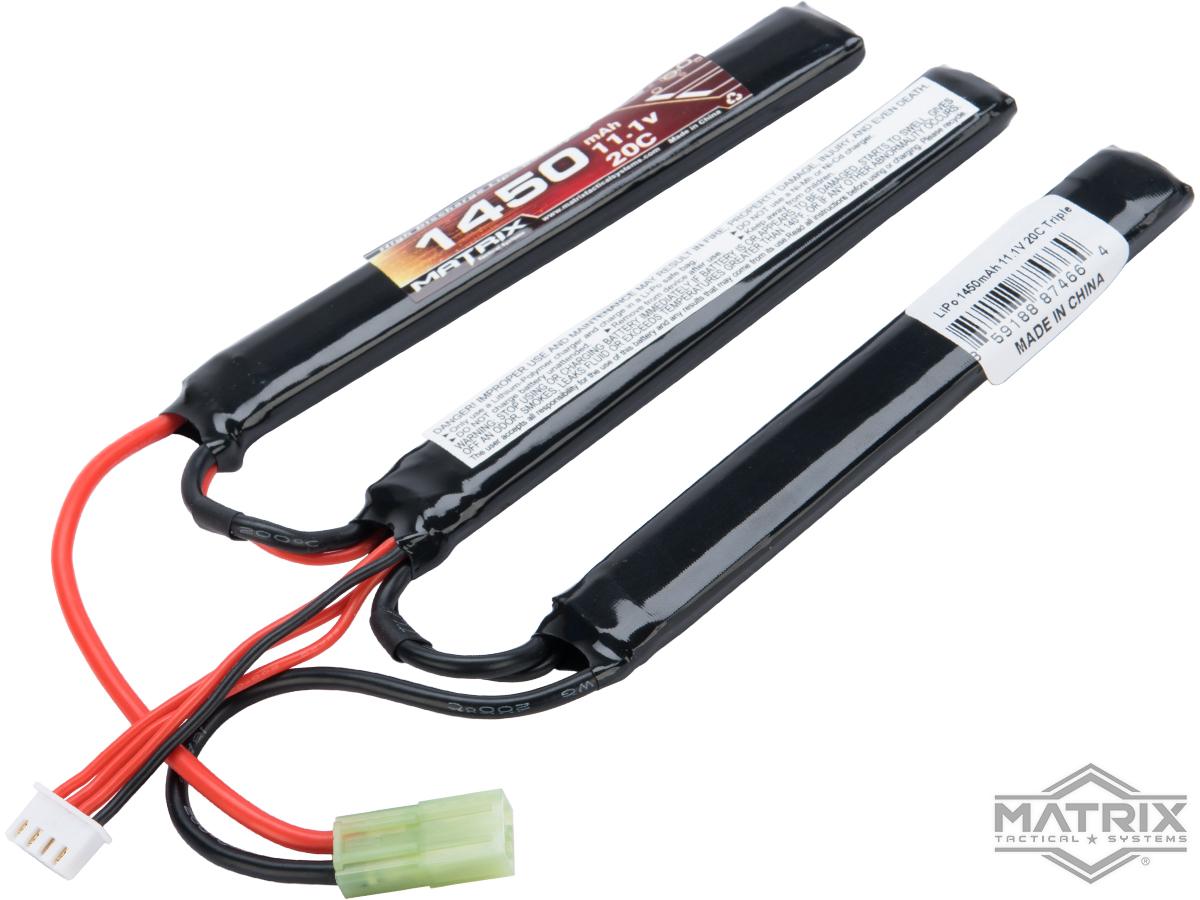 Matrix High Performance 11.1V Butterfly Type Airsoft LiPo Battery