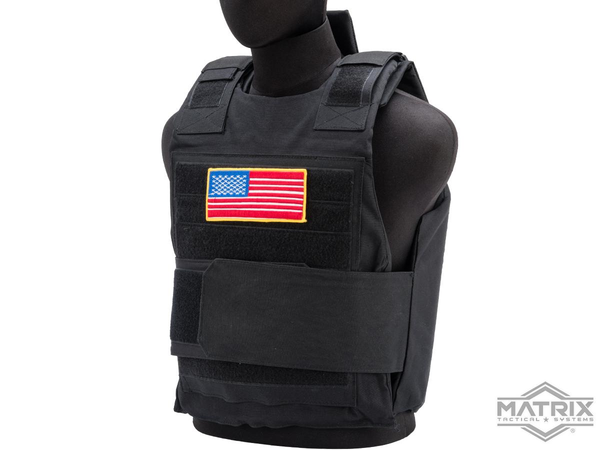 Matrix Delta Force Style Body Armor Shell Vest (Color Black), Tactical Gear/Apparel, Body Armor