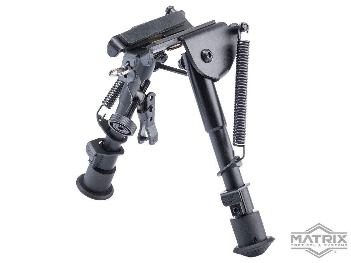 Matrix 6"9" Retractable Harris Type Bipod w/ Swivel Lock and RIS Adapter, Accessories & Parts