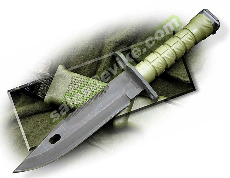 Matrix Airsoft Tactical Rubber with Sheath & M4 / M16 QD Mount