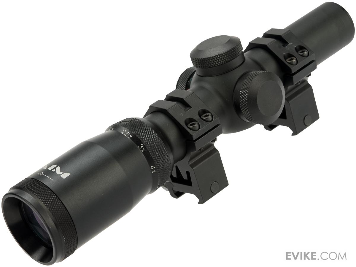 AIM Sports XPF Series 14x24mm Variable Zoom Rifle Optic with
