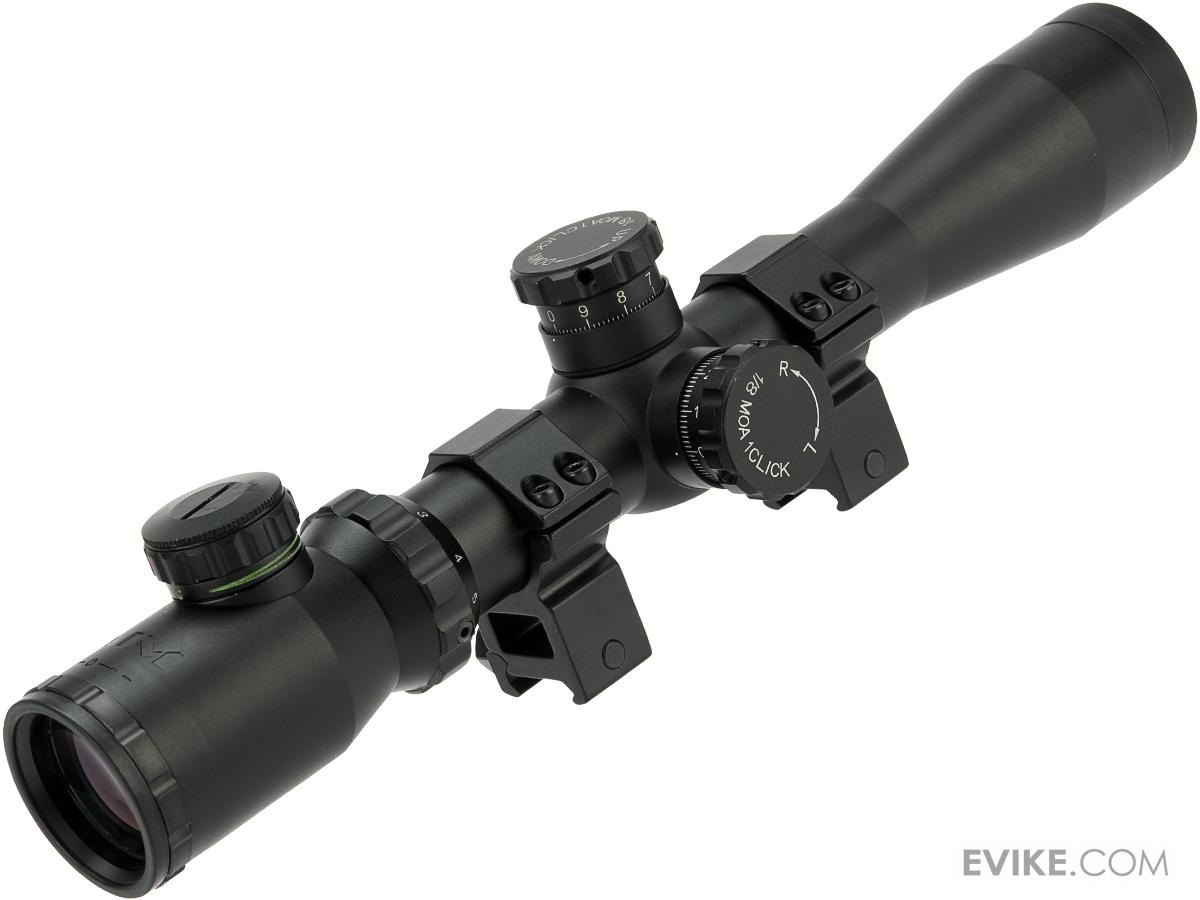AIM Sports XPF Series 2.5 10X40mm Variable Zoom Rifle Optic with
