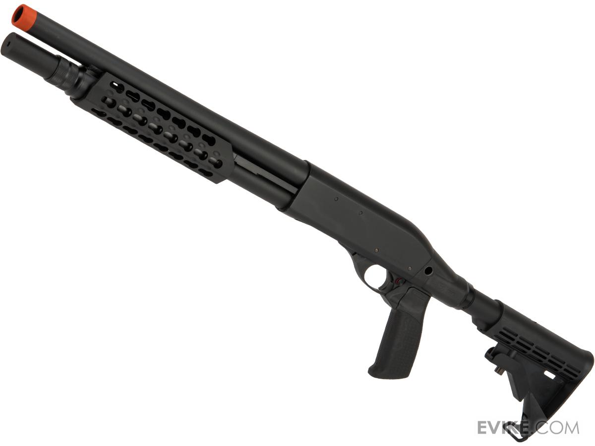 APS CAM870 Shell Ejecting Tactical Pump Action Gas Airsoft MKII Shotgun (Model M870 Tactical