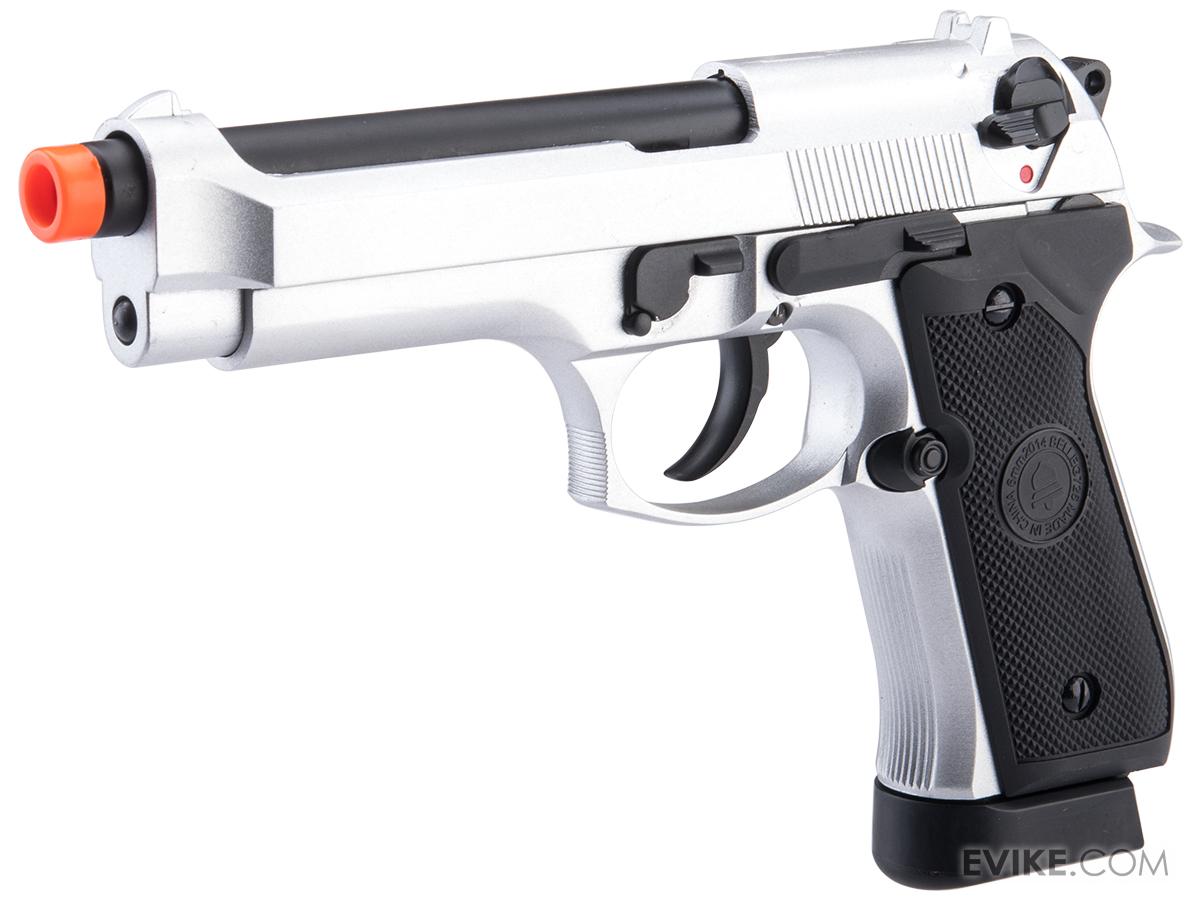 Double Bell M92 Gas Blowback Airsoft Pistol (Color Silver / CO2