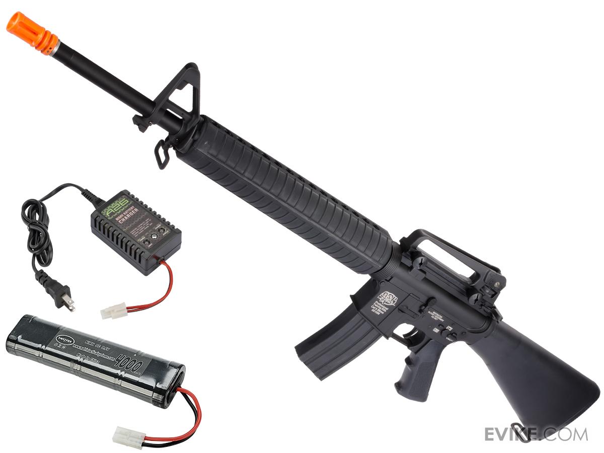 G&P M16A3 Full Size Airsoft AEG Rifle (Package Black / Add Battery