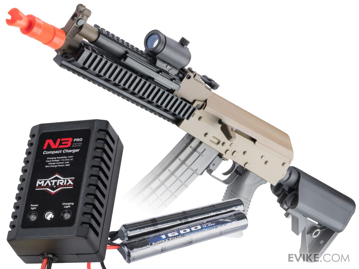 JG AK47 Dynamic Tactical RIS Airsoft AEG w/ Metal Gearbox (Color Tan