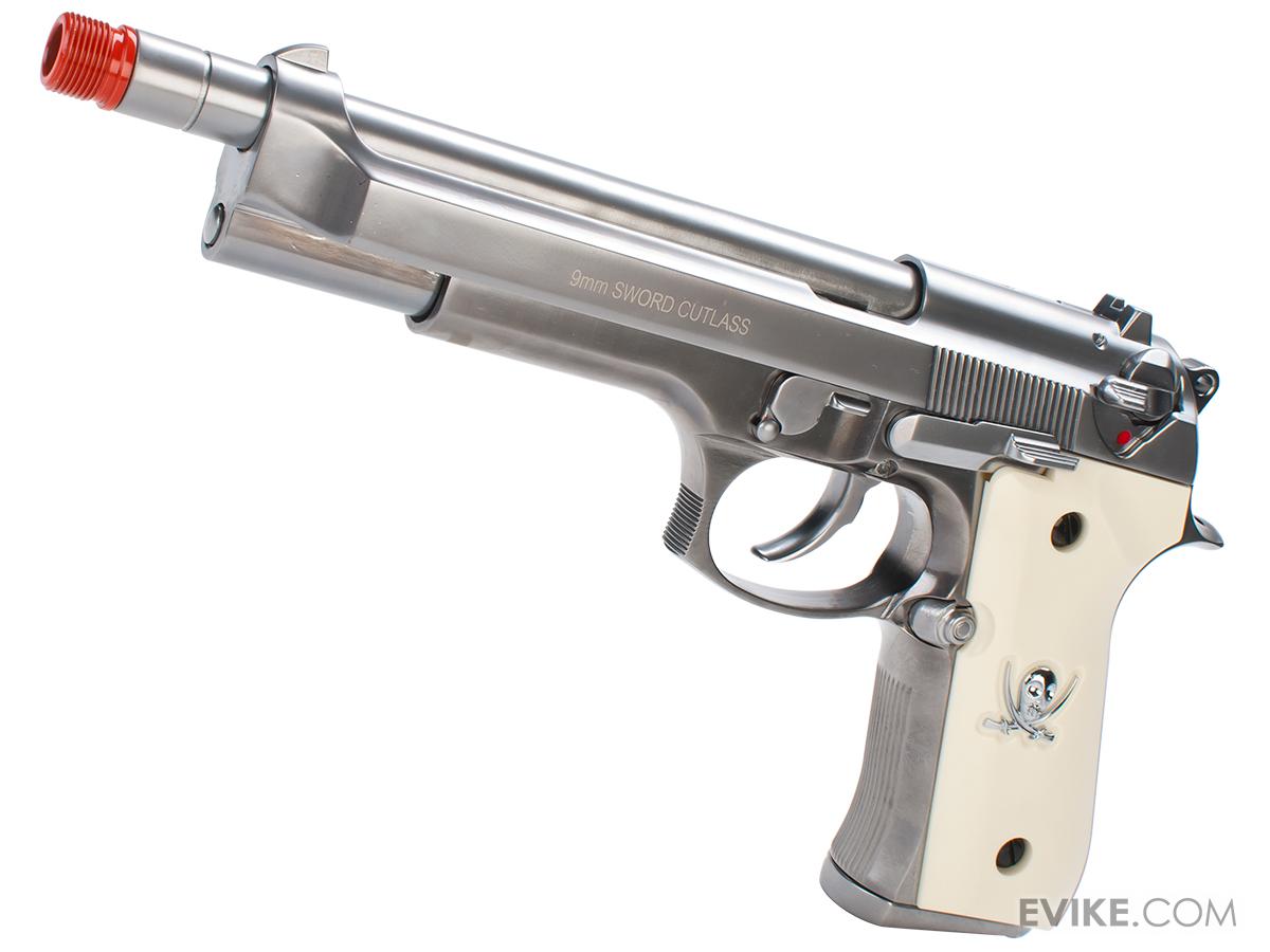 WE M9 Sword Cutlass Airsoft GBB Gas Blowback Pistol, Airsoft Guns, Gas