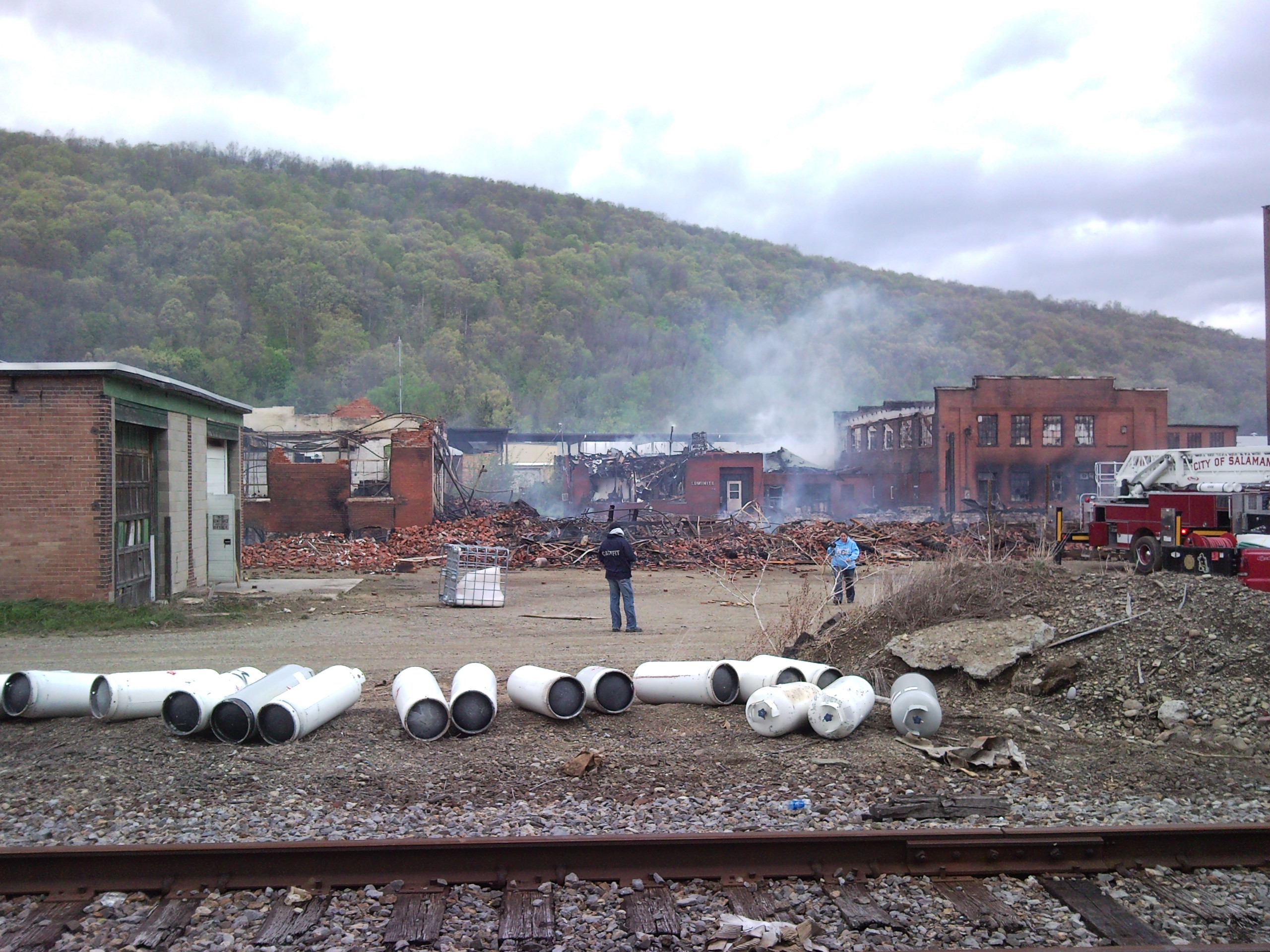 SNC00209 Salamanca NY fire Philadelphia / Fancher Furniture and