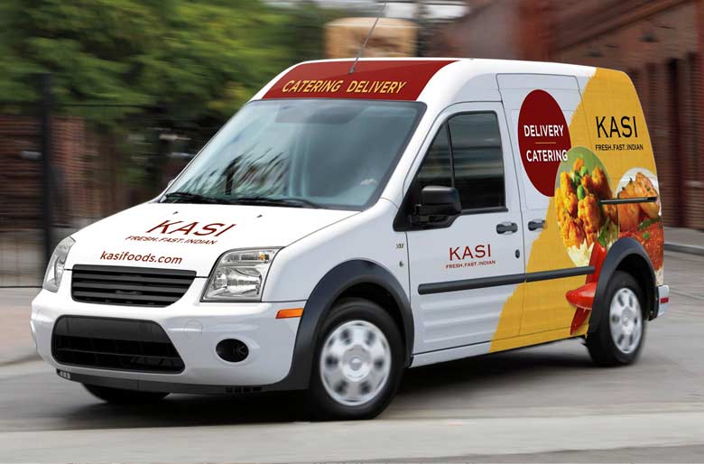 Vehcile Wrap Design for Fast Casual Restaurant Evolution Design