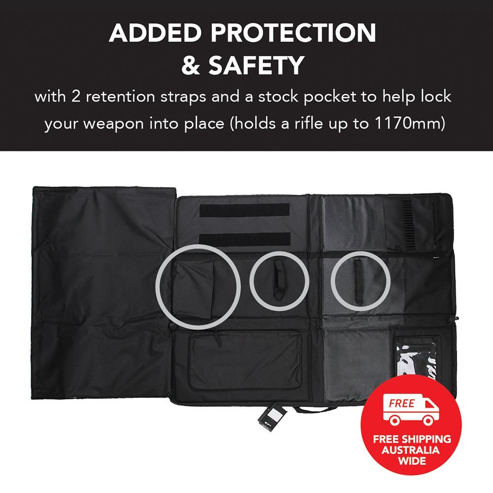 Shooting Range Mat & Rifle Bag 2 in 1 Shooters Mat Gun Range Bag