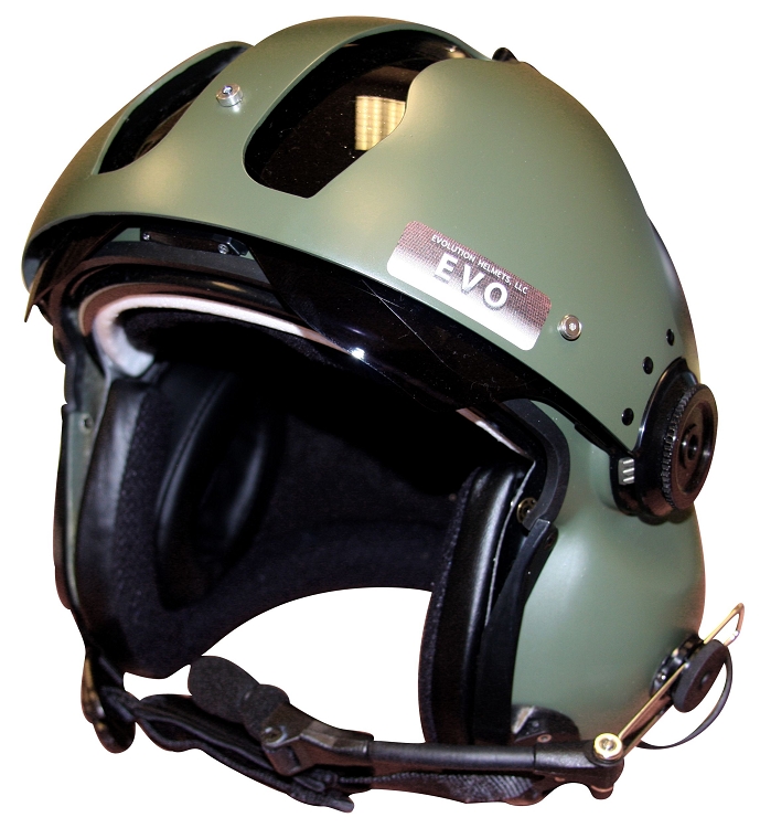 EVO Helicopter Helmets Evolution Aviation Helmets