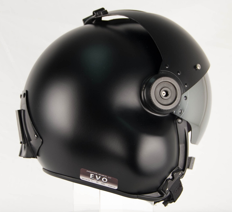 Evolution 252 Law Enforcement Helicopter Helmet with NVG Carbon Fiber