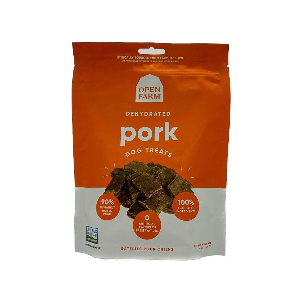 Open Farm Dehydrated Pork Treats Evolution Raw Pet Food