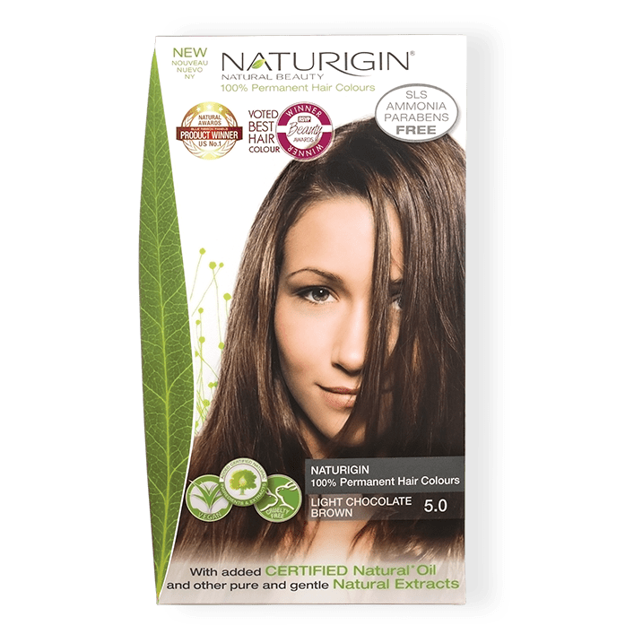 Naturigin Organic Based 100 Permanent Hair Colours Light Chocolate