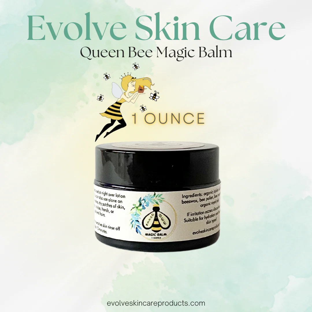 Evolve Skin Care Queen Bee Magic Balm Organic Honey