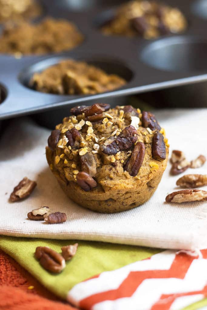 Gluten Free Pumpkin Muffins with Maple Syrup Refined Sugar Free