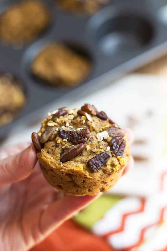 Gluten Free Pumpkin Muffins with Maple Syrup Refined Sugar Free