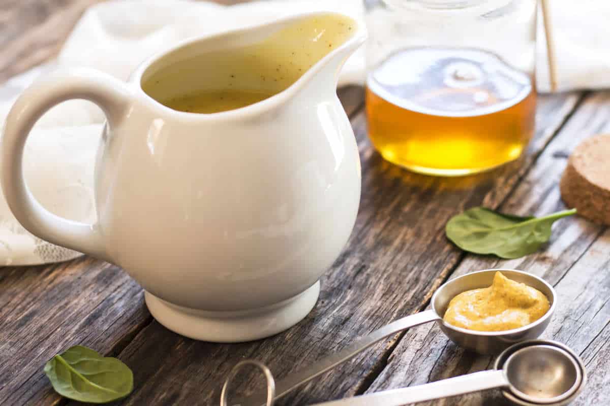 [5 Ingredient] Gluten Free Honey Mustard Vinaigrette Recipe