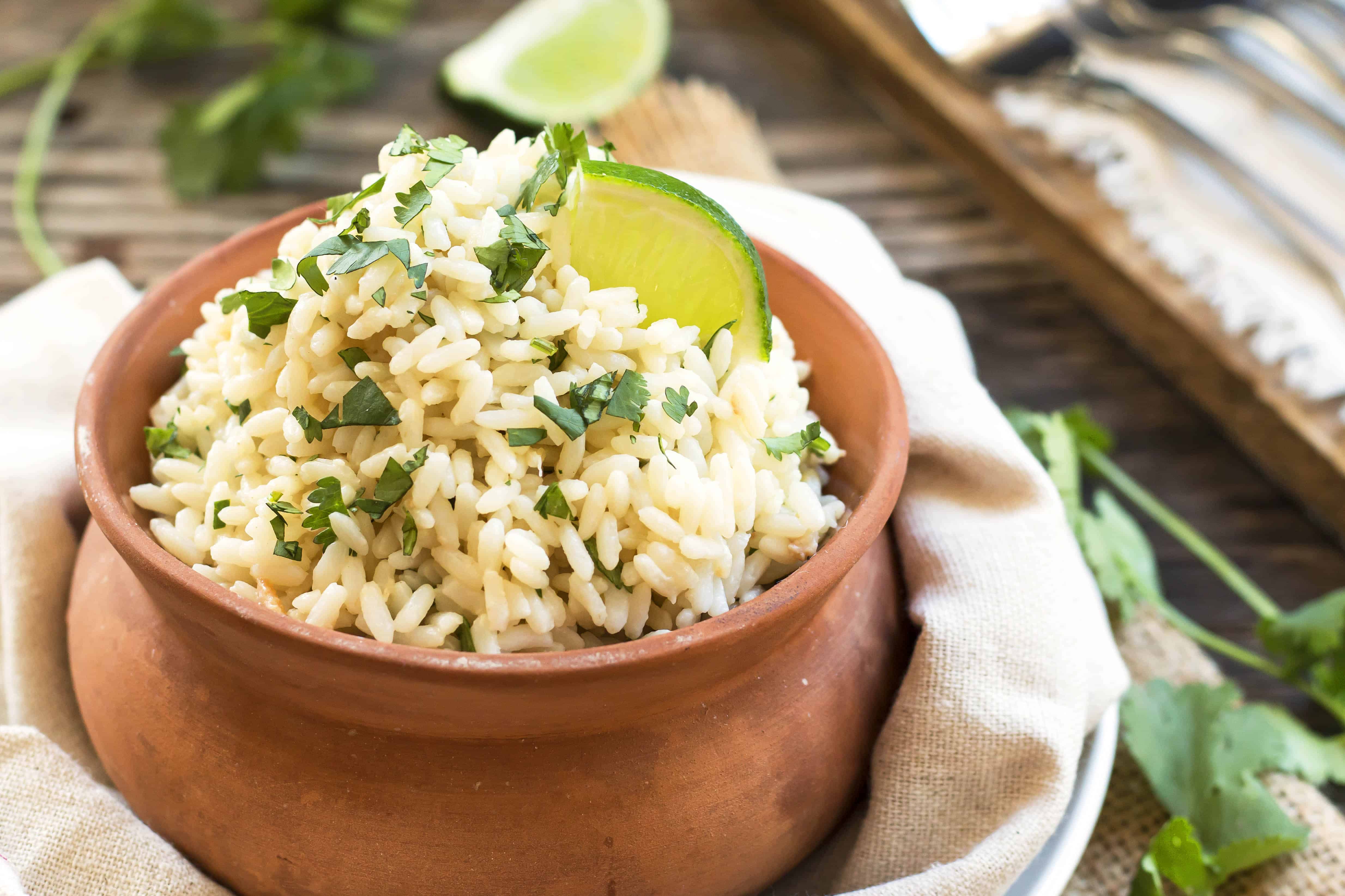 Coconut Cilantro Lime Brown Rice Easy, GlutenFree Mexican Rice Recipe