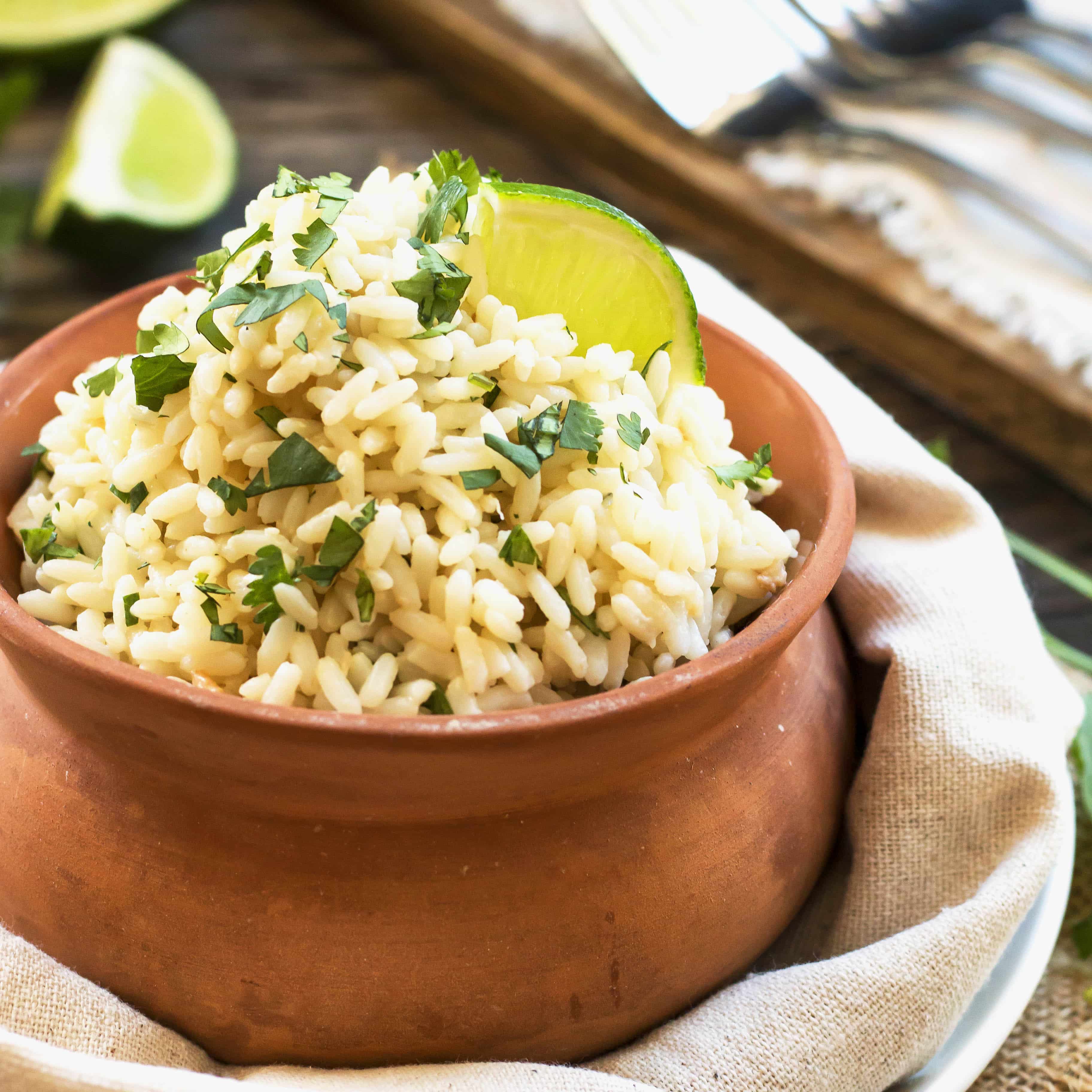 Coconut Cilantro Lime Brown Rice Easy, GlutenFree Mexican Rice Recipe