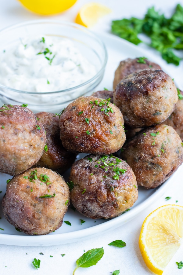 Greek Turkey Meatballs Recipe Recipe Cart