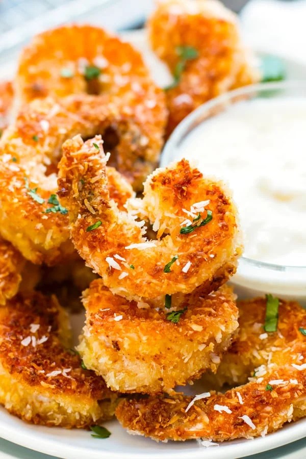 Easy Coconut Shrimp with Pineapple Dipping Sauce