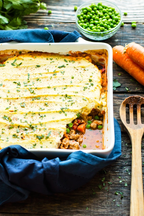 Ground Turkey Shepherd's Pie Whole30 + Paleo Ground Turkey Recipe