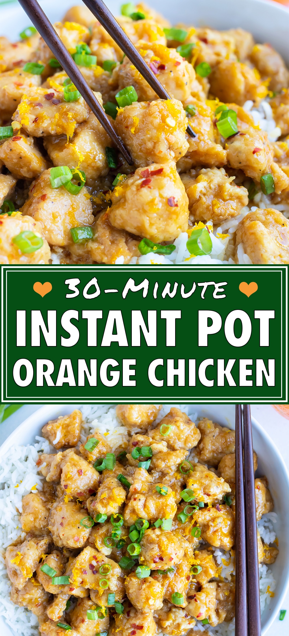 Instant Pot Orange Chicken Under 30 Minutes! Evolving Table