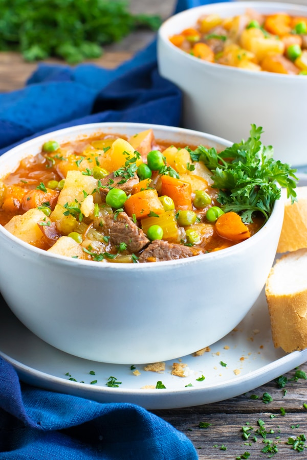 Instant Pot Beef Stew Recipe Whole30 + GlutenFree